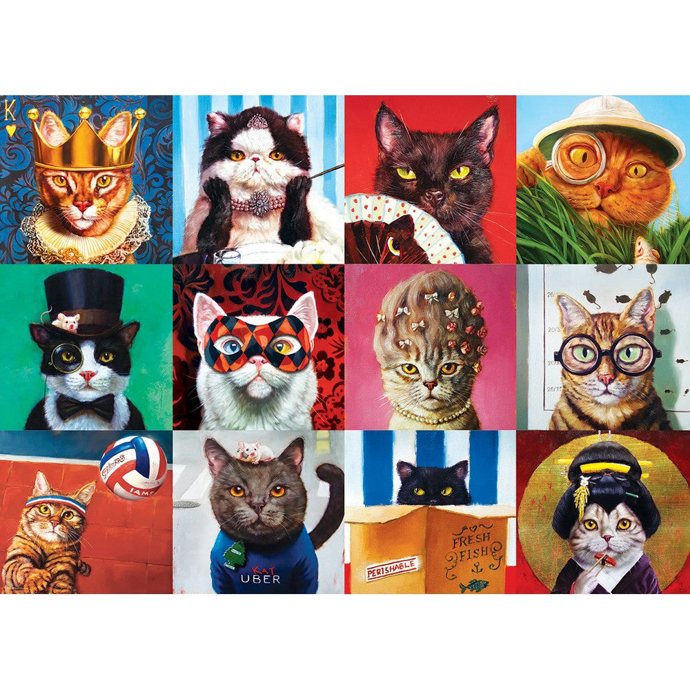 Puzzle - Eurographics - Funny Cats 1000pc