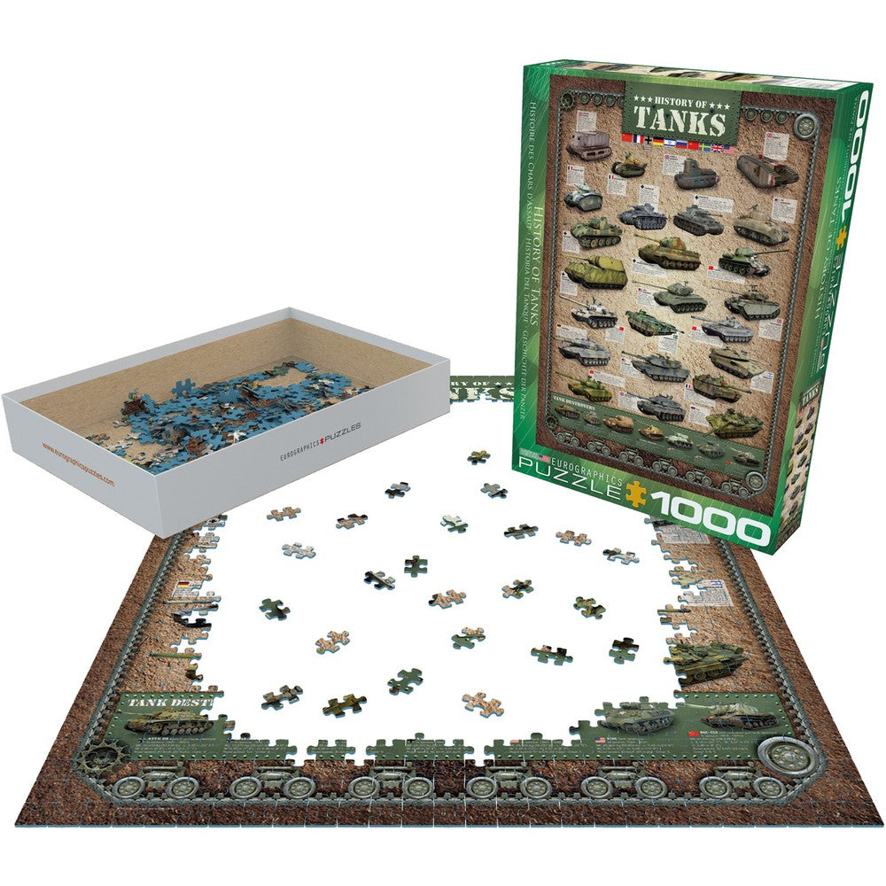 Puzzle - History Of Tanks 1000pc