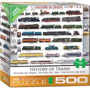 Puzzle - History Of Trains 500Pxxl