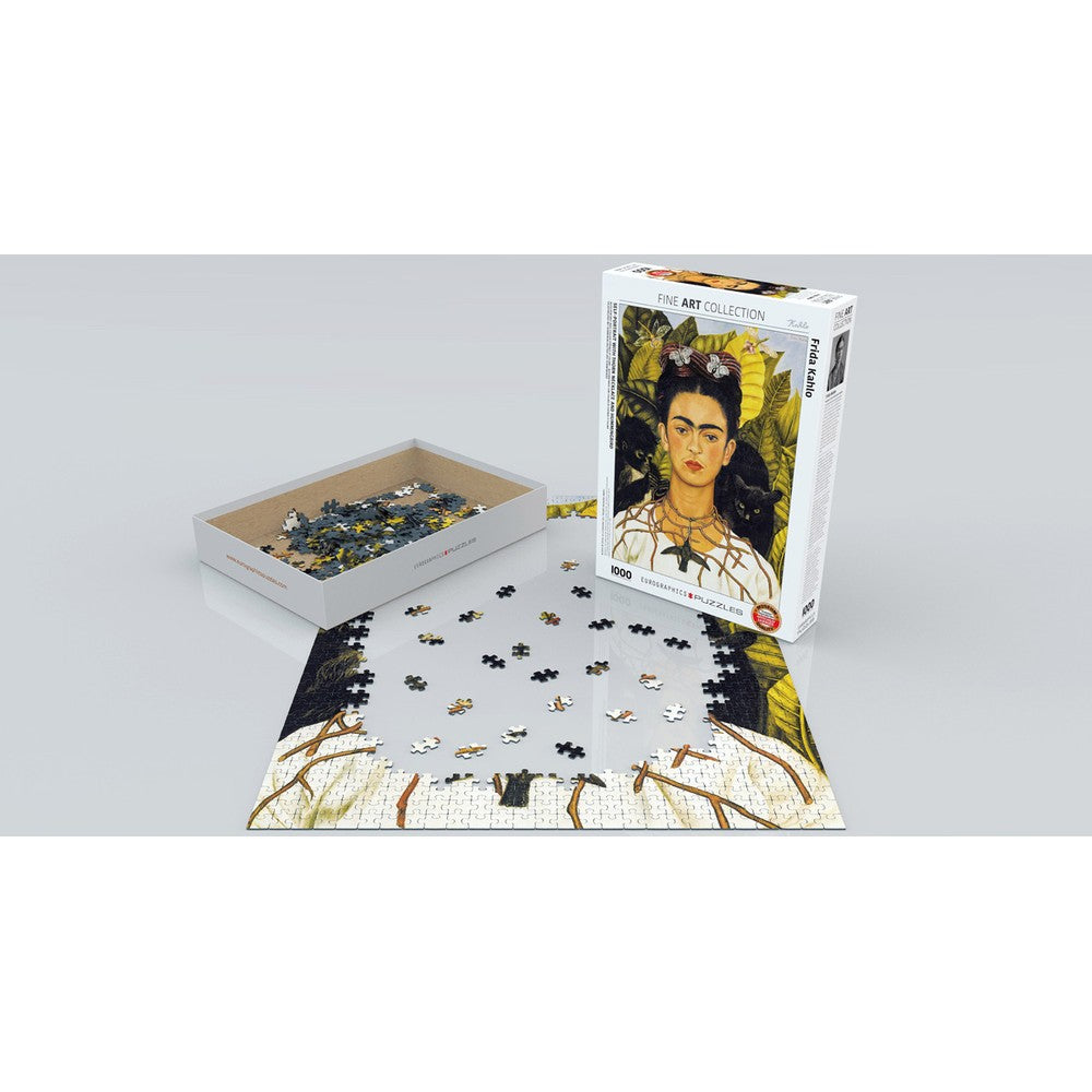 Puzzle - Eurographics - Kahlo; Thorn Necklace/Hummnbrd