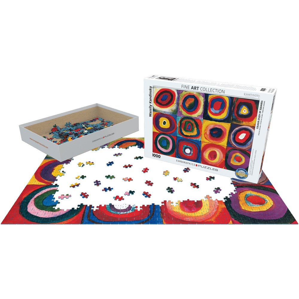 Puzzle - Eurographics - Kandinsky; Color Study Squares