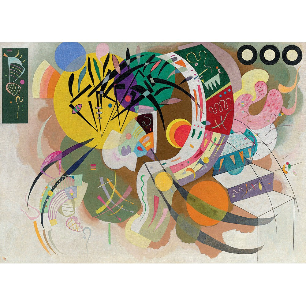 Puzzle - Eurographics - Kandinsky; Dominant Curve 1000