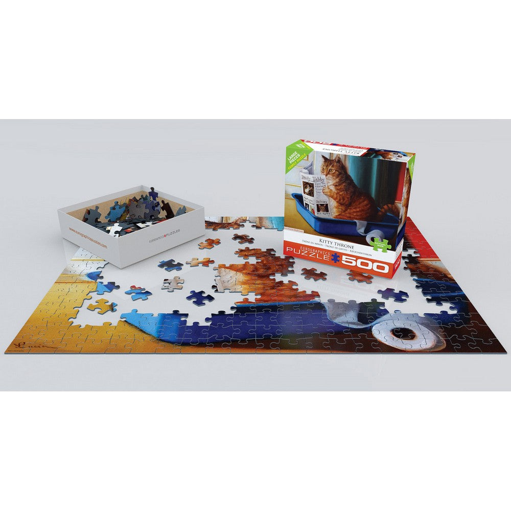 Puzzle - Eurographics - Kitty Throne 500pcxl