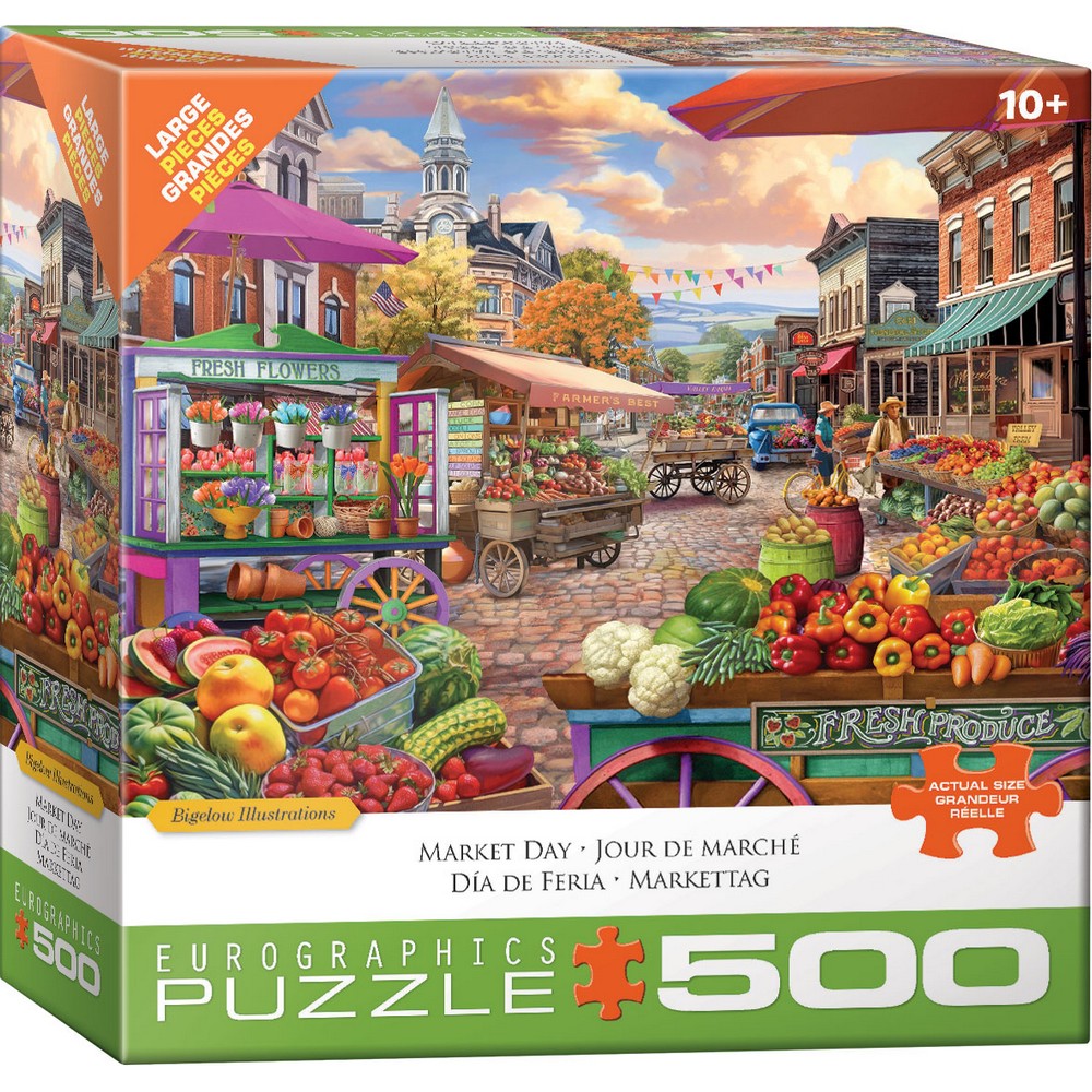 Puzzle - Main Street Market 500pcxl