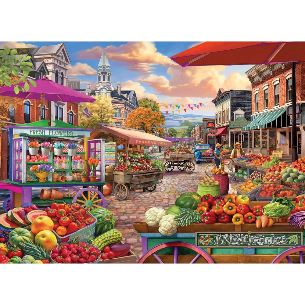 Puzzle - Main Street Market 500pcxl