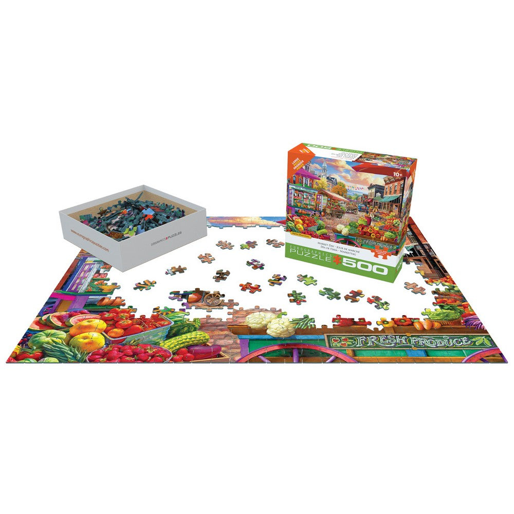 Puzzle - Main Street Market 500pcxl