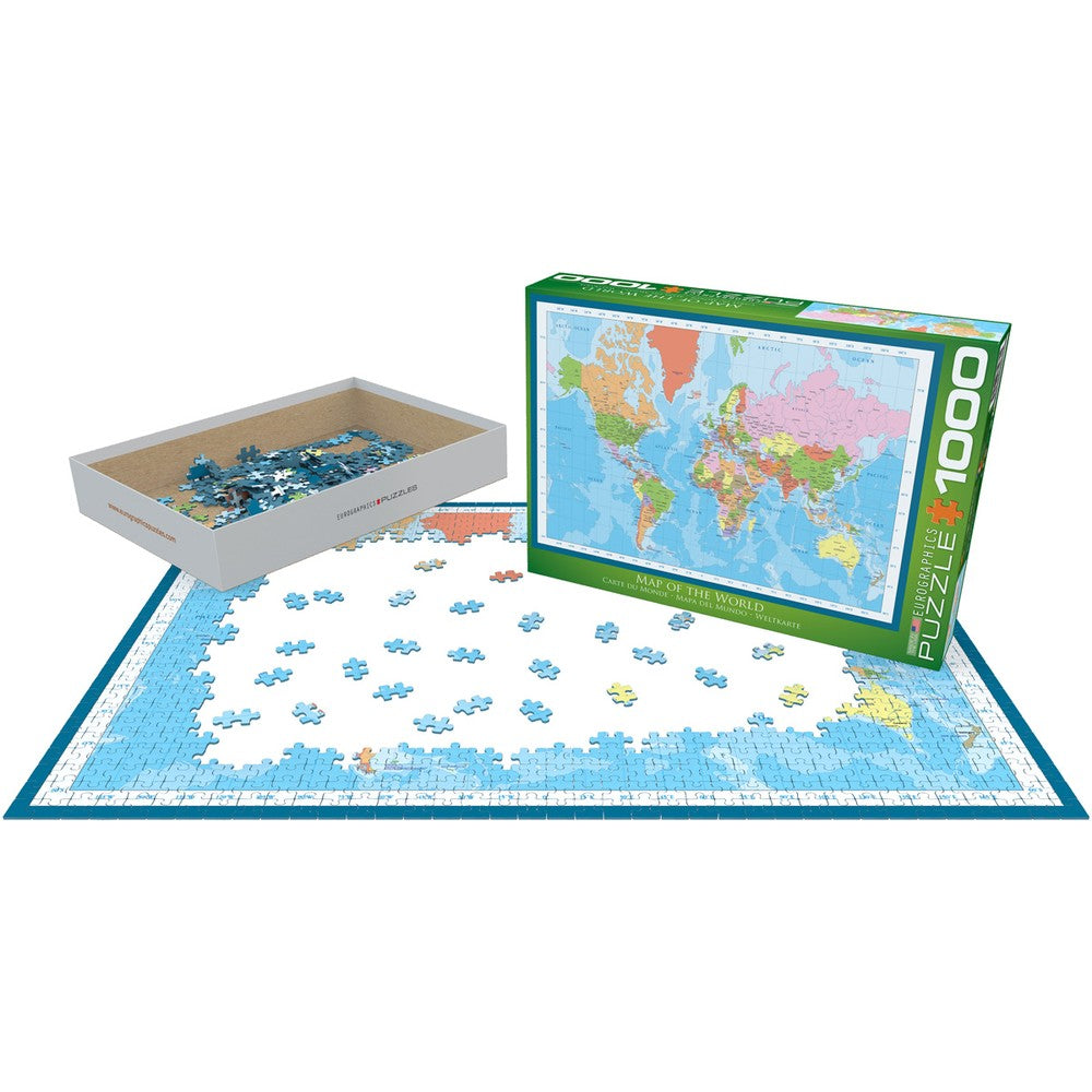 Puzzle - Eurographics - Map Of The World 1000pc