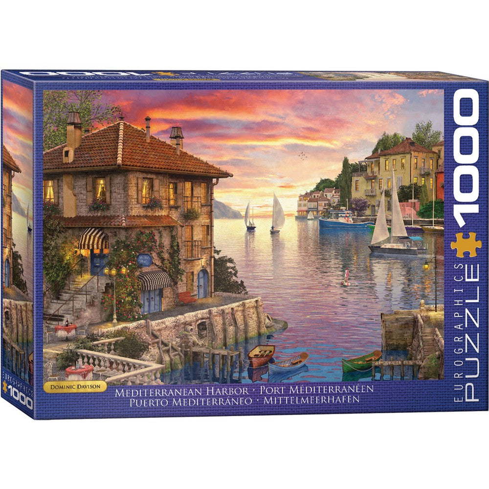 Puzzle - Mediterranean Harbor 1000pc