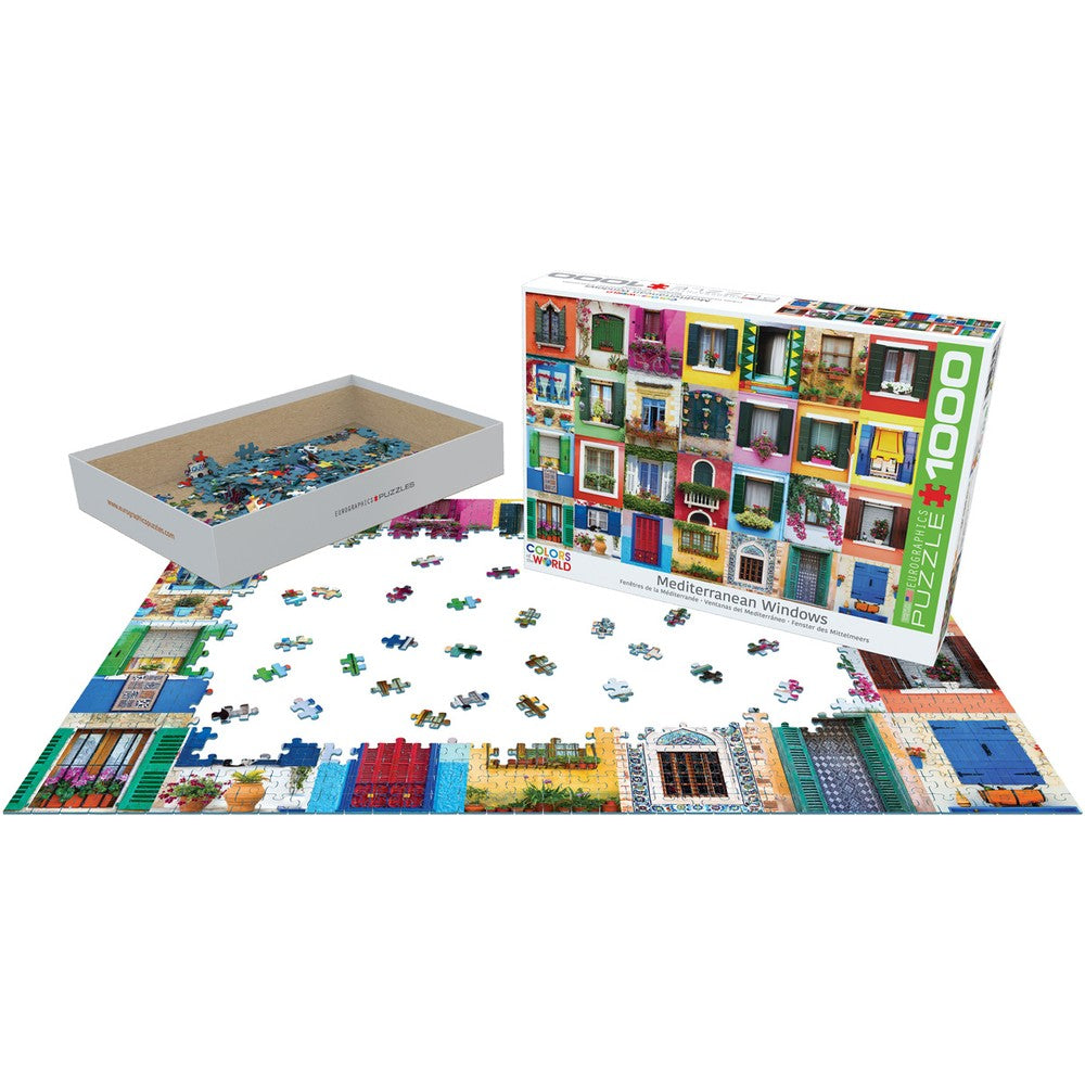 Puzzle - Eurographics - Mediterranean Windows 1000pc
