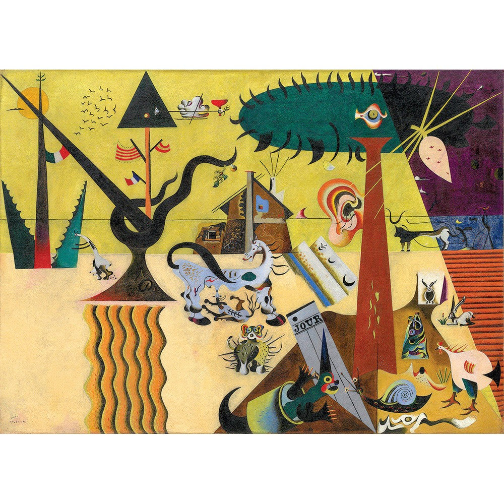 Puzzle - Miro; The Tilled Field 1000pc