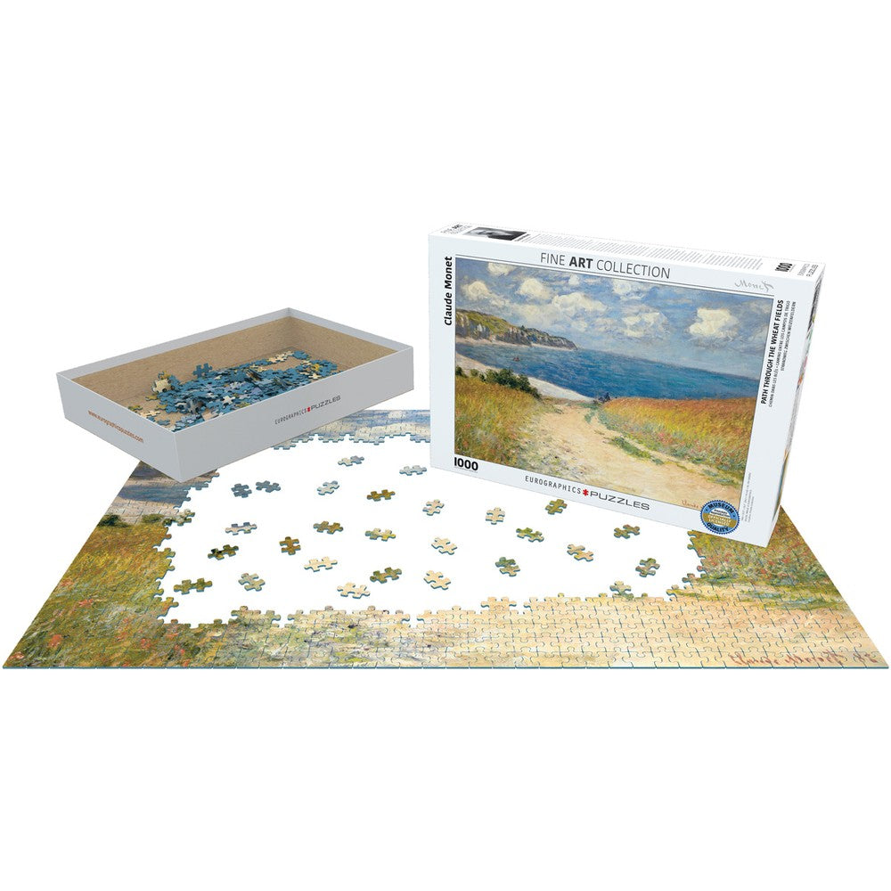 Puzzle - Eurographics - Monet; Path Thru Wheat Fields