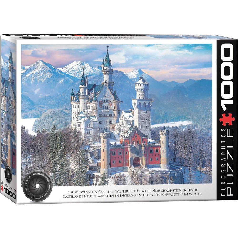 Puzzle - Neuschwanstein In Winter 1000P
