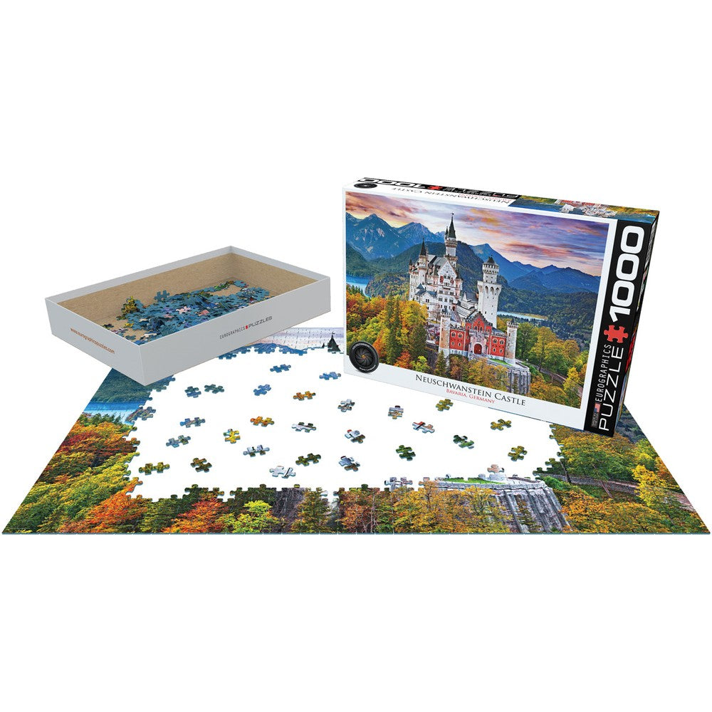 Puzzle - Eurographics - Neuschwanstein; Bavaria 1000pc