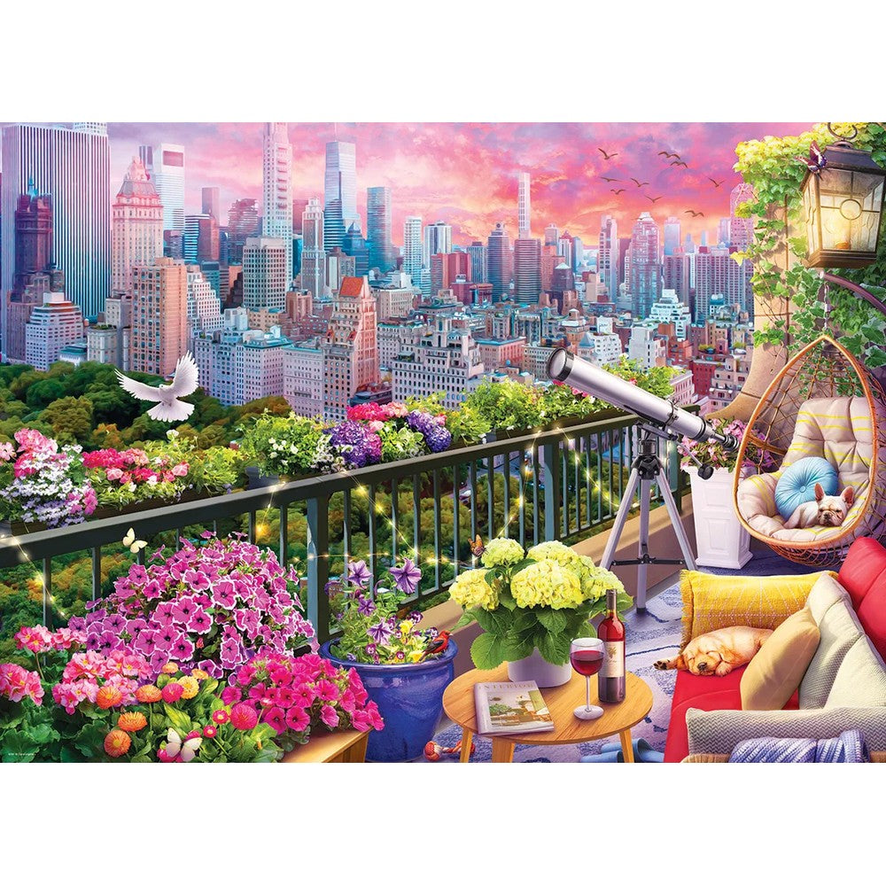 Puzzle - Eurographics - Ny Rooftop Garden 1000pcs