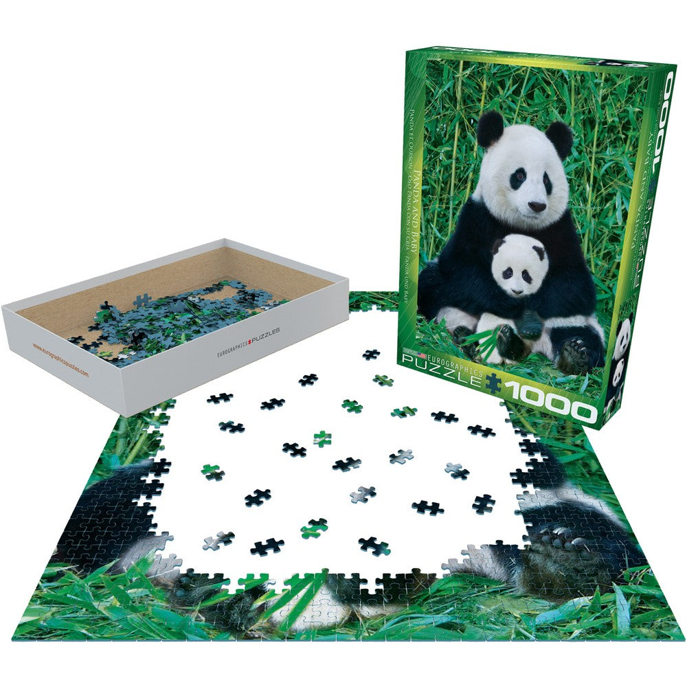 Puzzle - Eurographics - Panda & Baby 1000pc