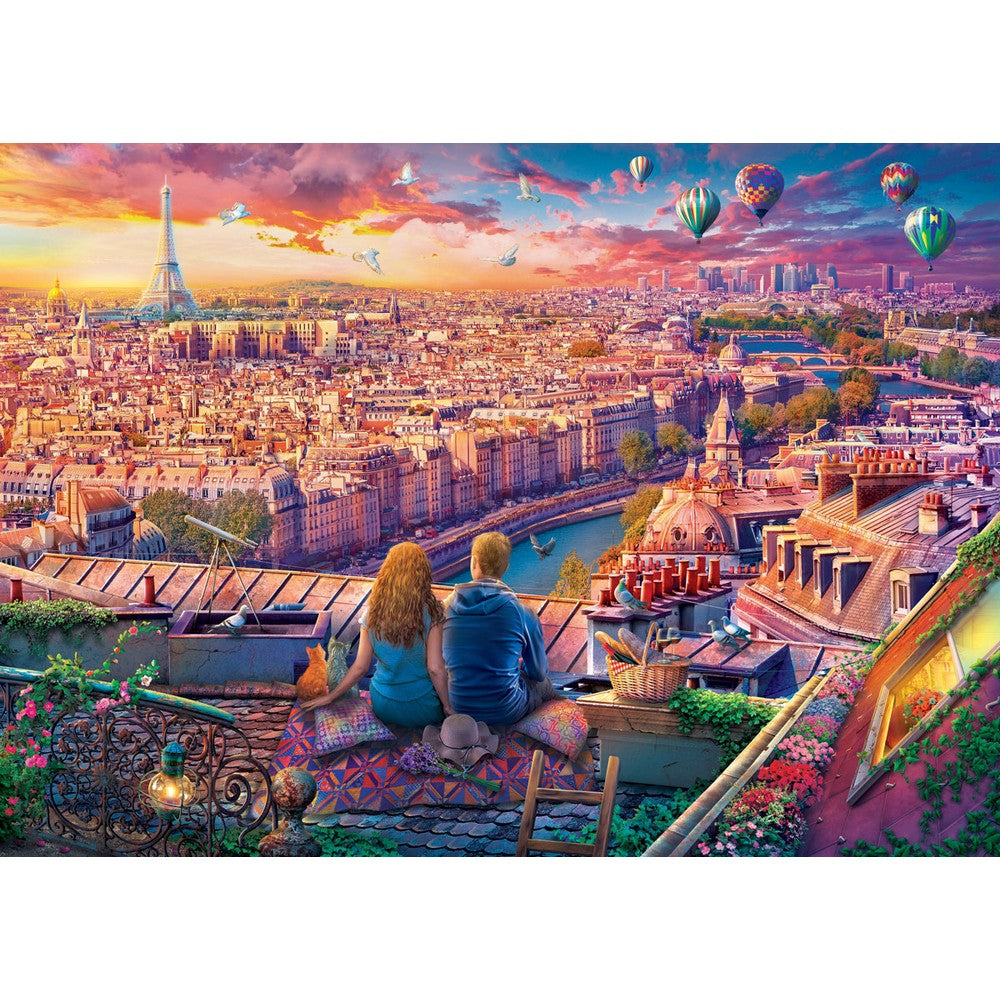 Puzzle - Paris Rooftop 1000pc