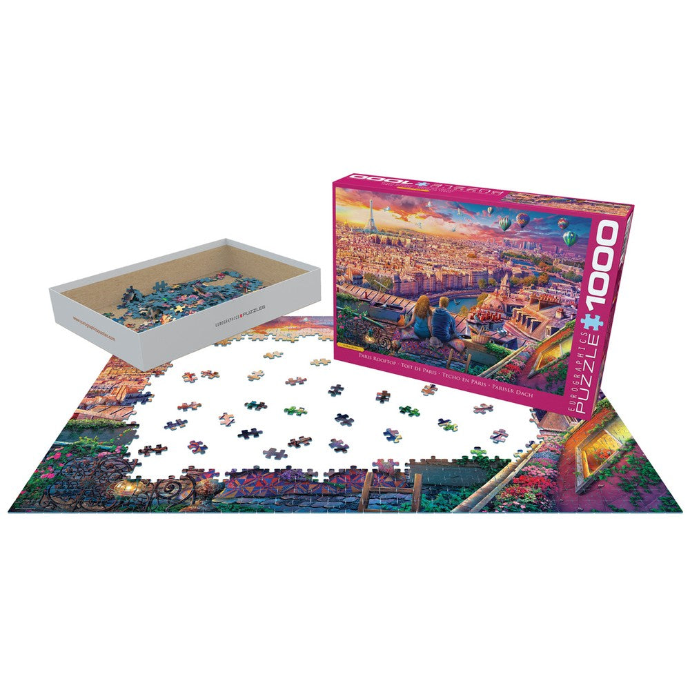 Puzzle - Paris Rooftop 1000pc