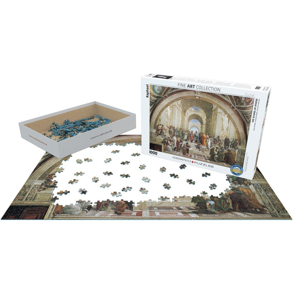 Puzzle - Eurographics - Raphael;School Of Athens 1000P