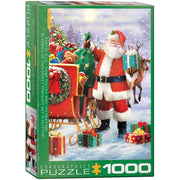 Puzzle - Santa With Sled 1000pc