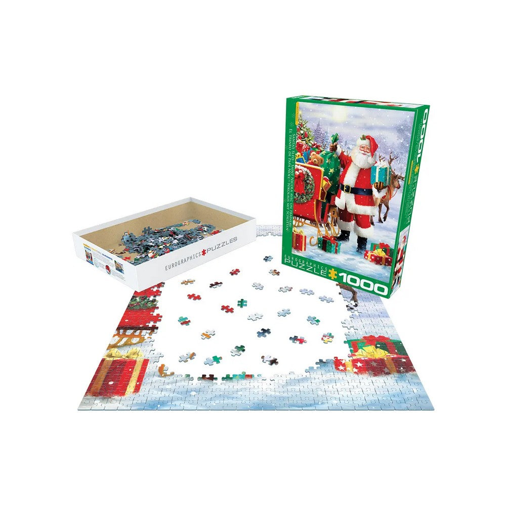 Puzzle - Santa With Sled 1000pc