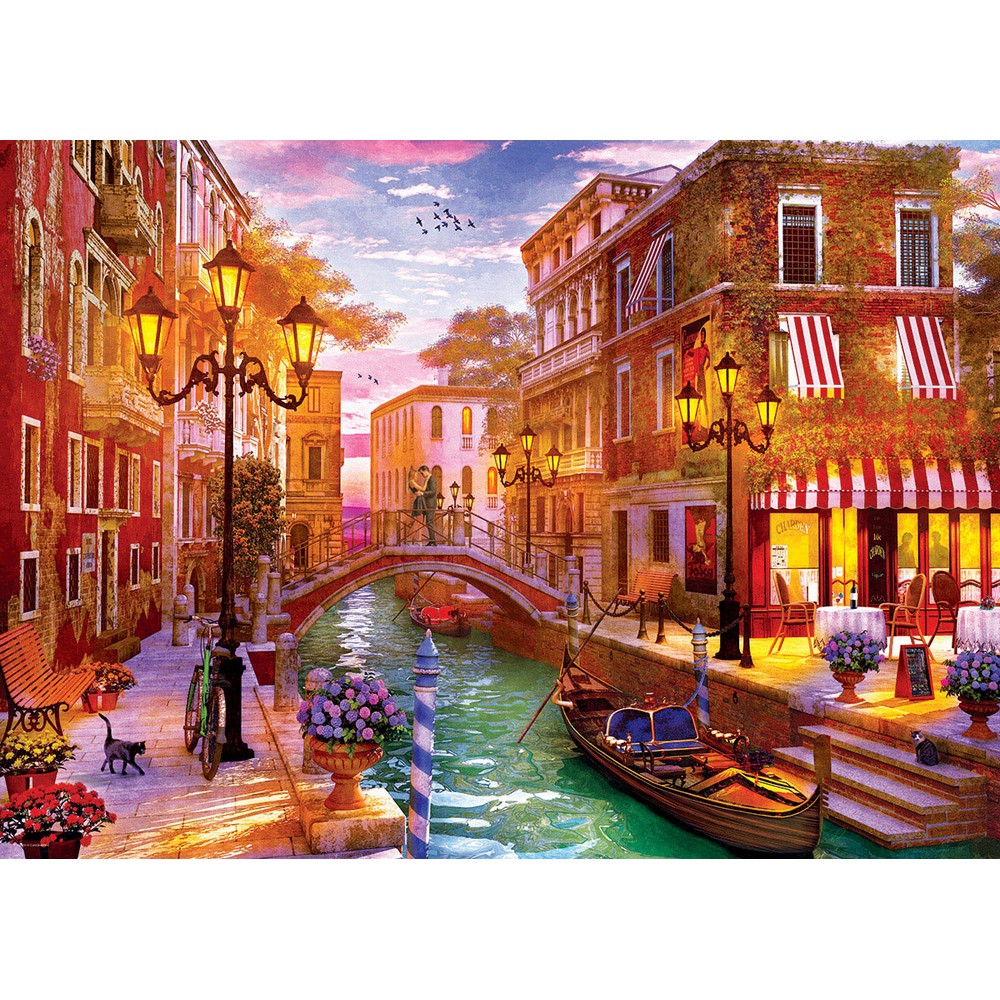 Puzzle - Sunset Over Venice 1000pc
