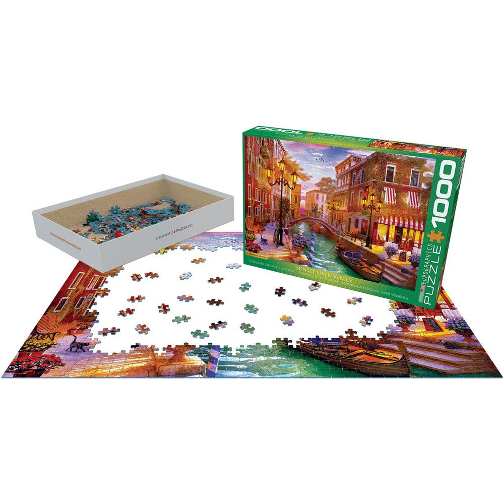 Puzzle - Sunset Over Venice 1000pc