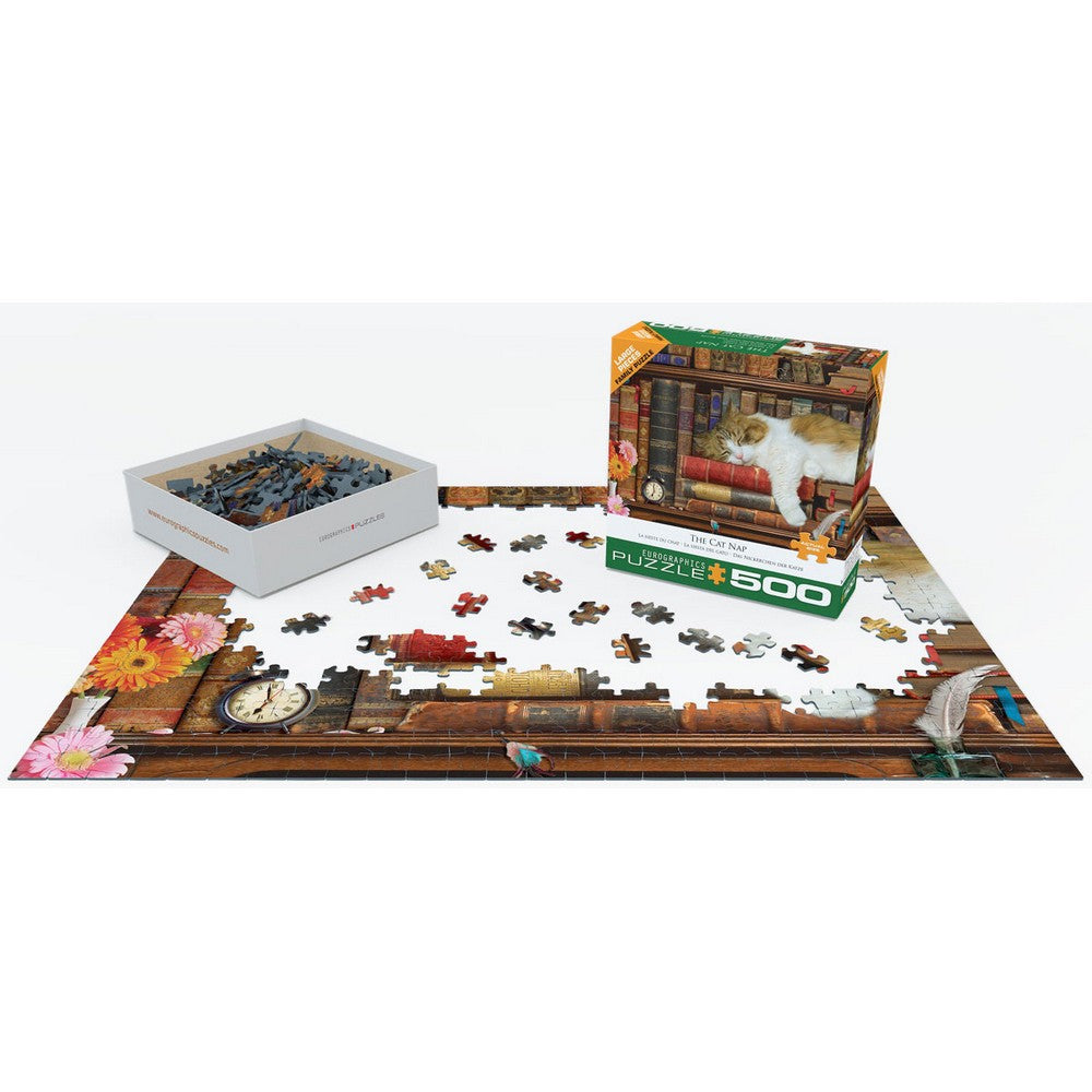 Puzzle - Eurographics - The Cat Nap 500pcxl