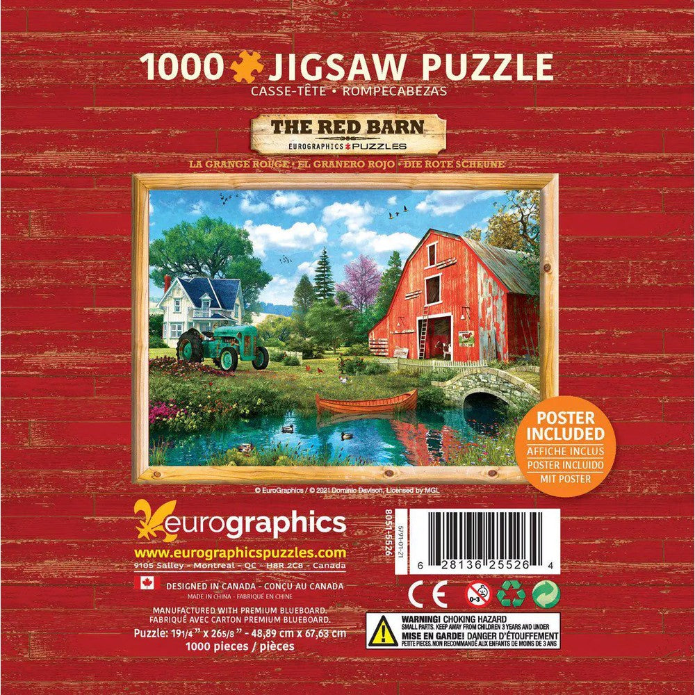Puzzle - The Red Barn 1000pc *Tin*