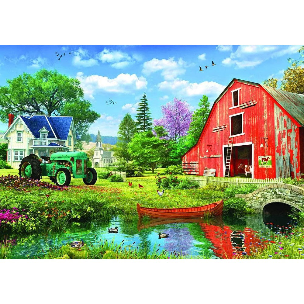 Puzzle - The Red Barn 1000pc *Tin*