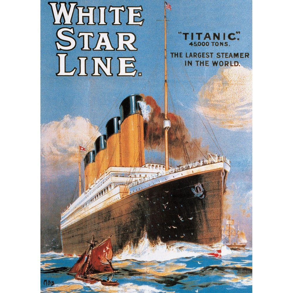 Puzzle - Eurographics - Titanic White Star Line 1000pc