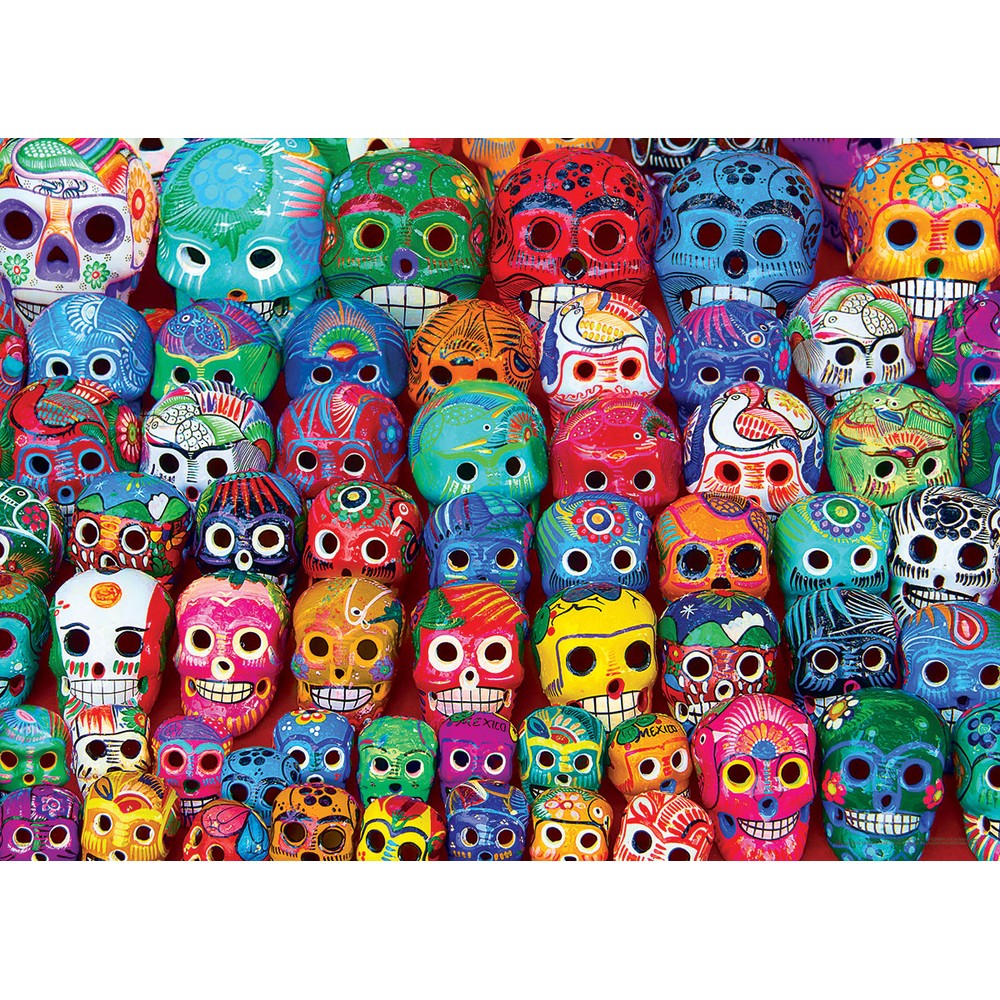 Puzzle - Traditional Mexican Skulls