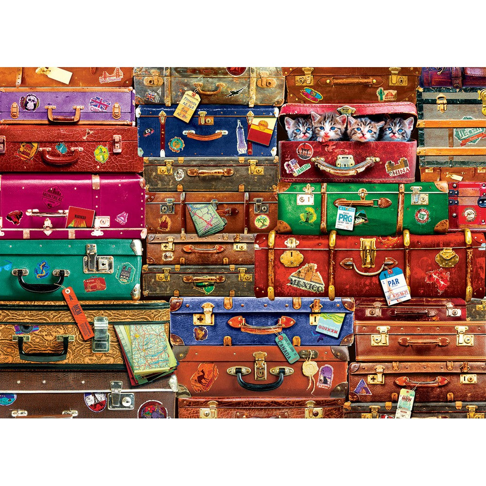 Puzzle - Travel Suitcases 1000pc
