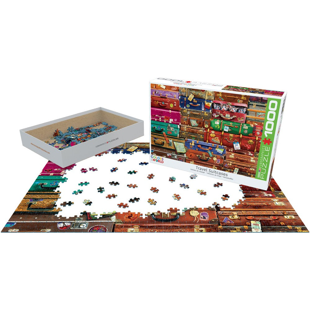 Puzzle - Travel Suitcases 1000pc