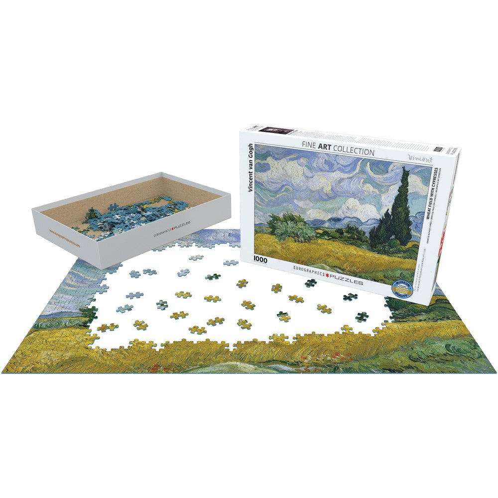 Puzzle - Eurographics - Van Gogh; Wheat Field 1000 Eur