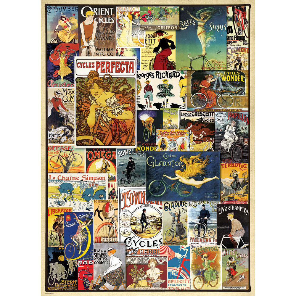 Puzzle - Vintage Bicycle Poste 1000pc