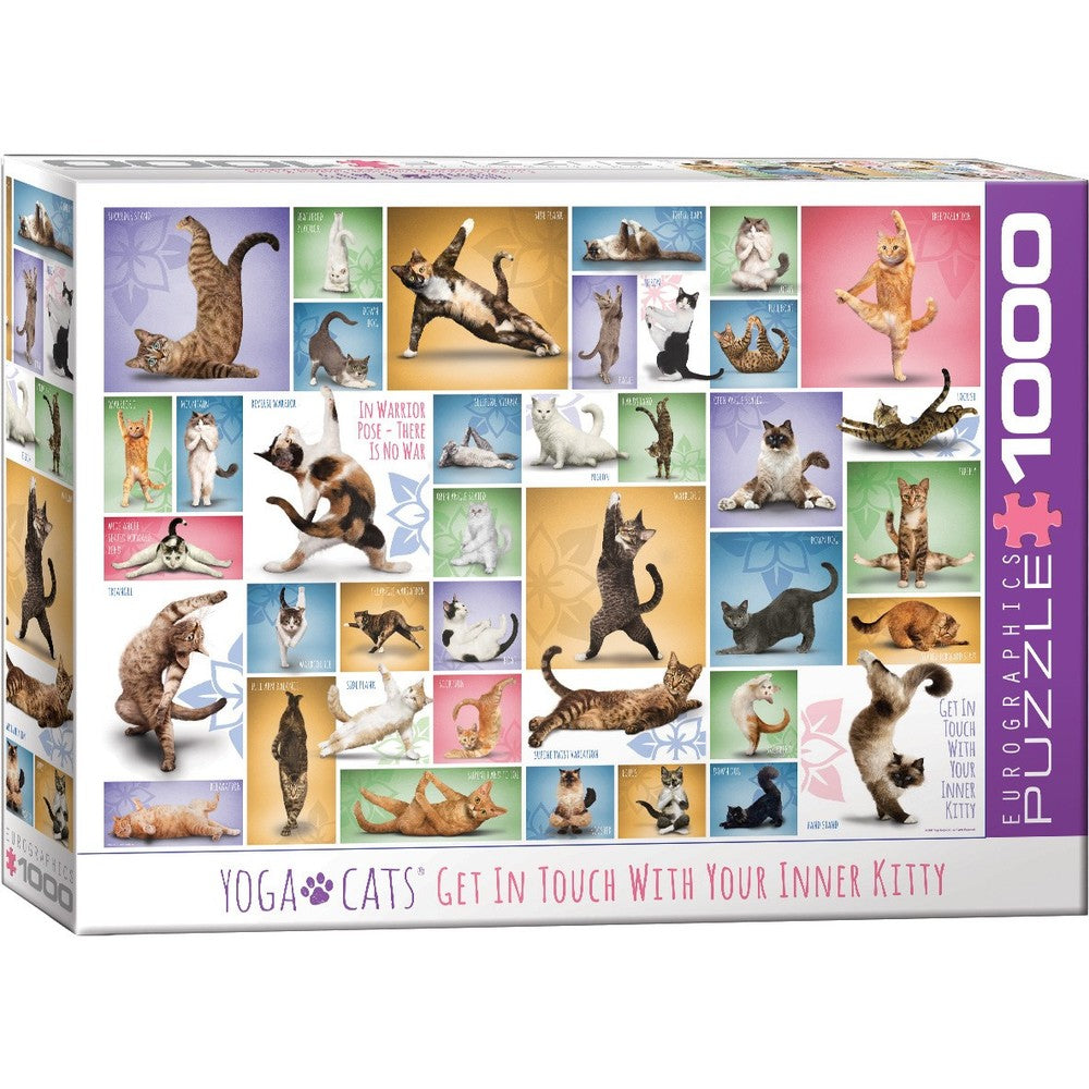 Puzzle - Eurographics - Yoga Cats 1000pc