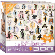 Puzzle - Yoga Puppies 300pcxxl