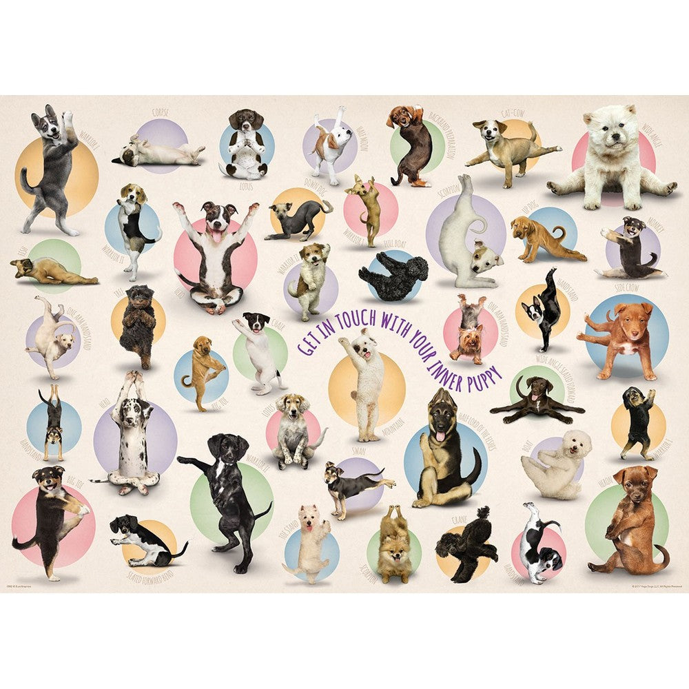 Puzzle - Eurographics - Yoga Puppies 300pcxxl