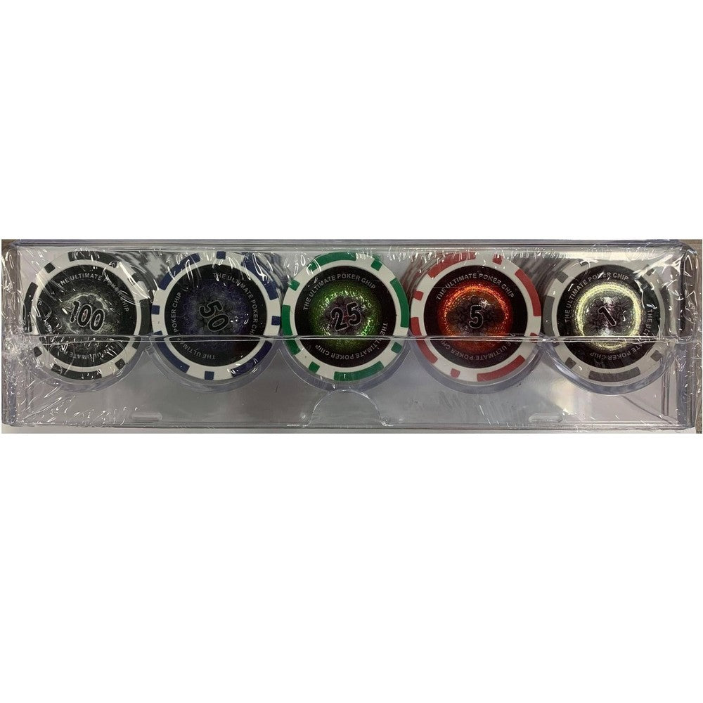 Poker Chips 11.5gm Tray 100Pc