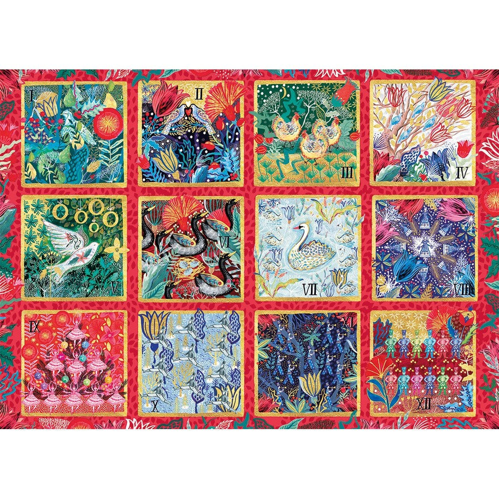 Puzzle - 12 Days Of Christmas 1000Pc