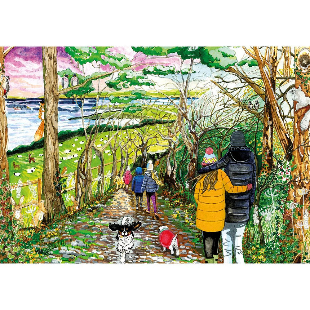 Puzzle - Gibsons - A Dog's Life 4 X 500Pc