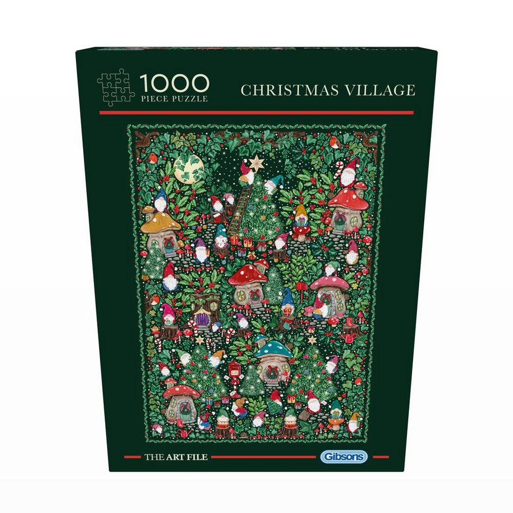 Puzzle - Gibsons - Art File Christman Village 1000pc