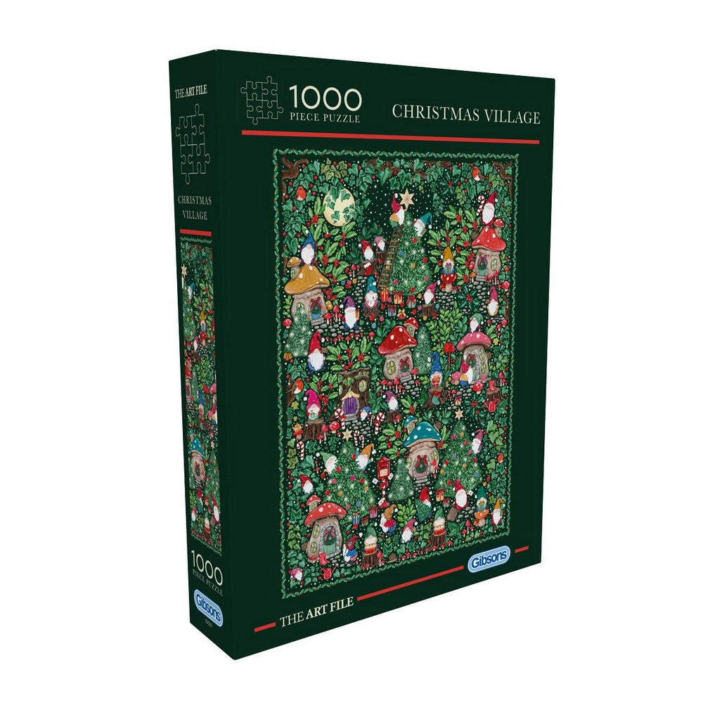 Puzzle - Gibsons - Art File Christman Village 1000pc
