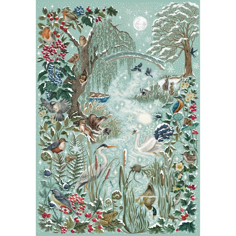 Puzzle - Art File Frosted River 1000Pc