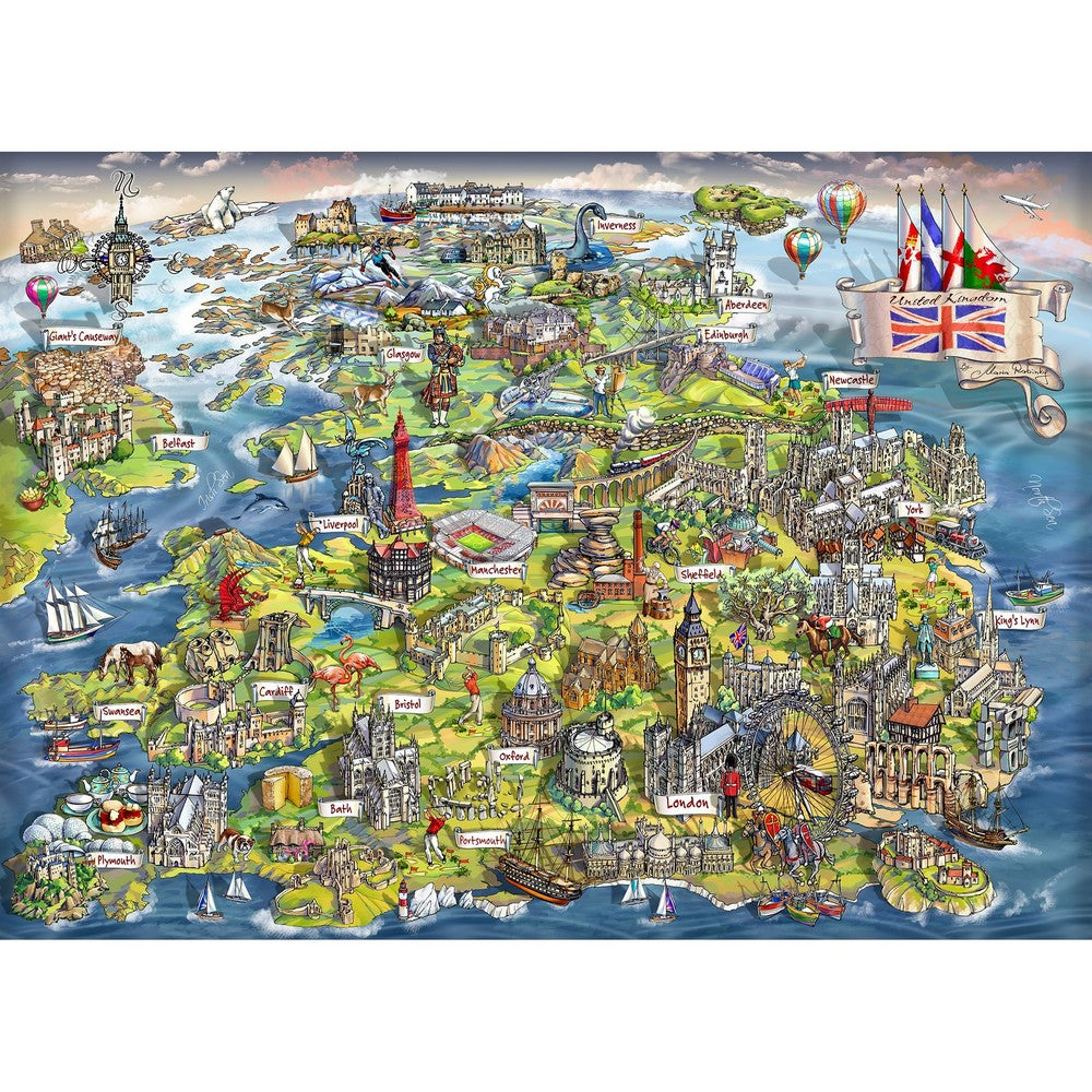 Puzzle - Beautiful Britain 1000Pc