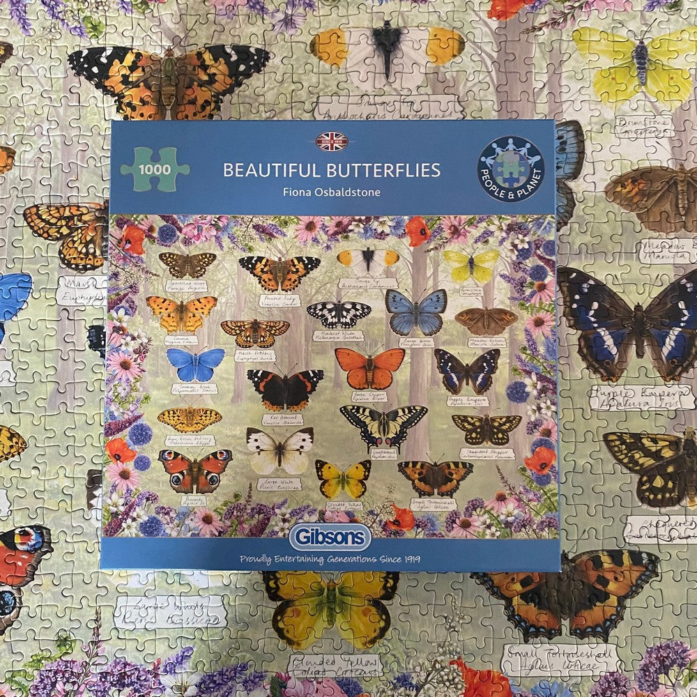 Puzzle - Beautiful Butterflies 1000Pc