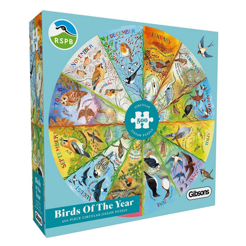 Puzzle - Gibsons - Birds Of The Year 500 Circular