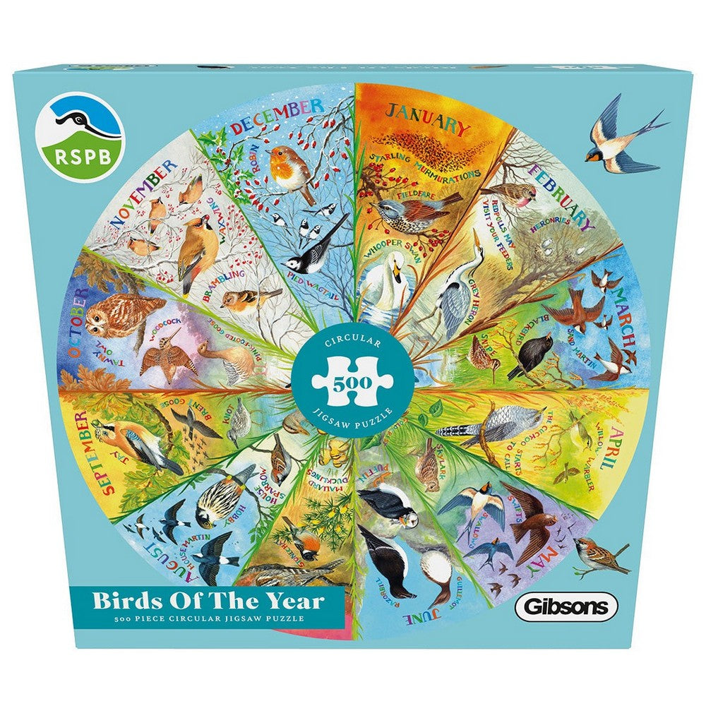 Puzzle - Gibsons - Birds Of The Year 500 Circular