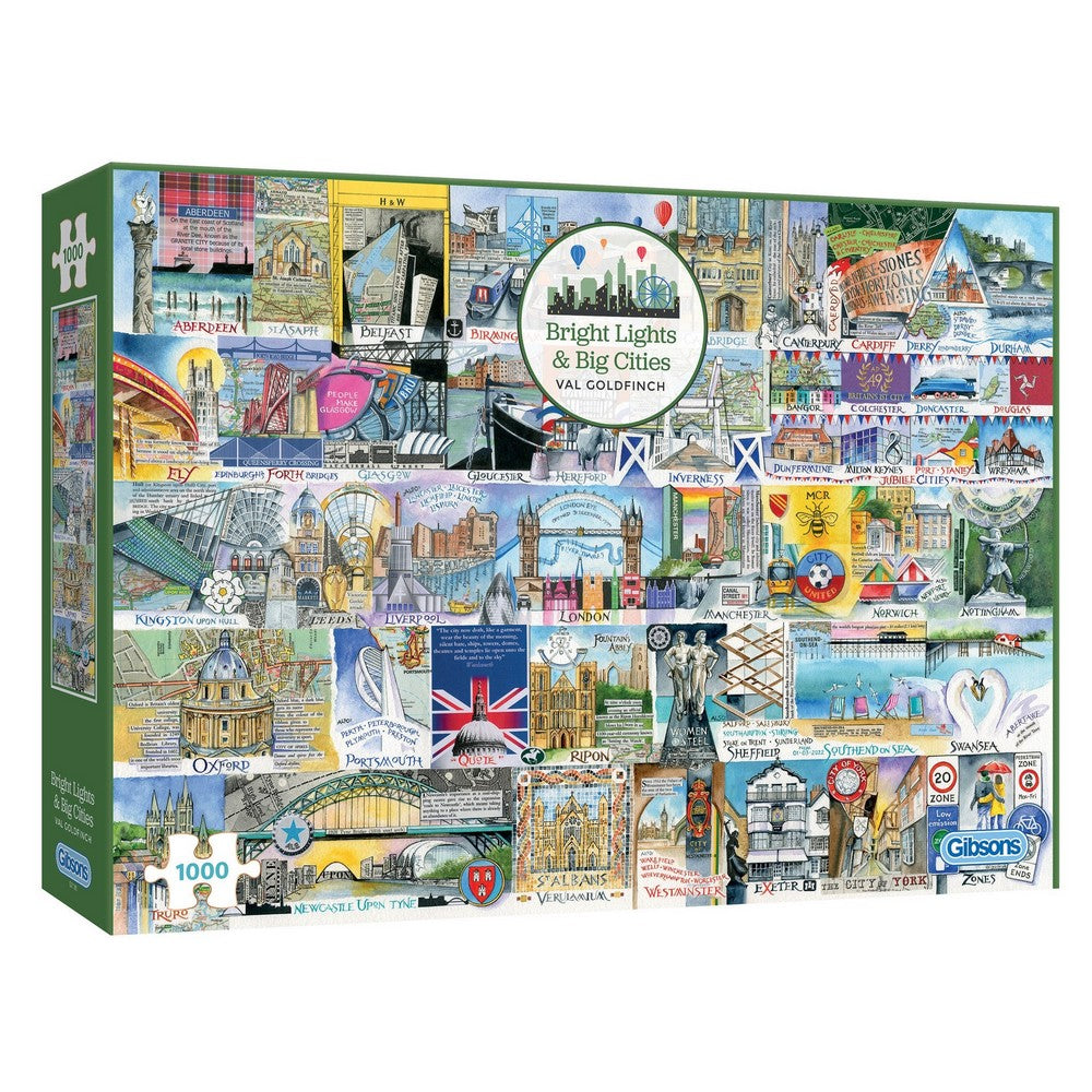Puzzle - Bright Lights Big Cities 1000P