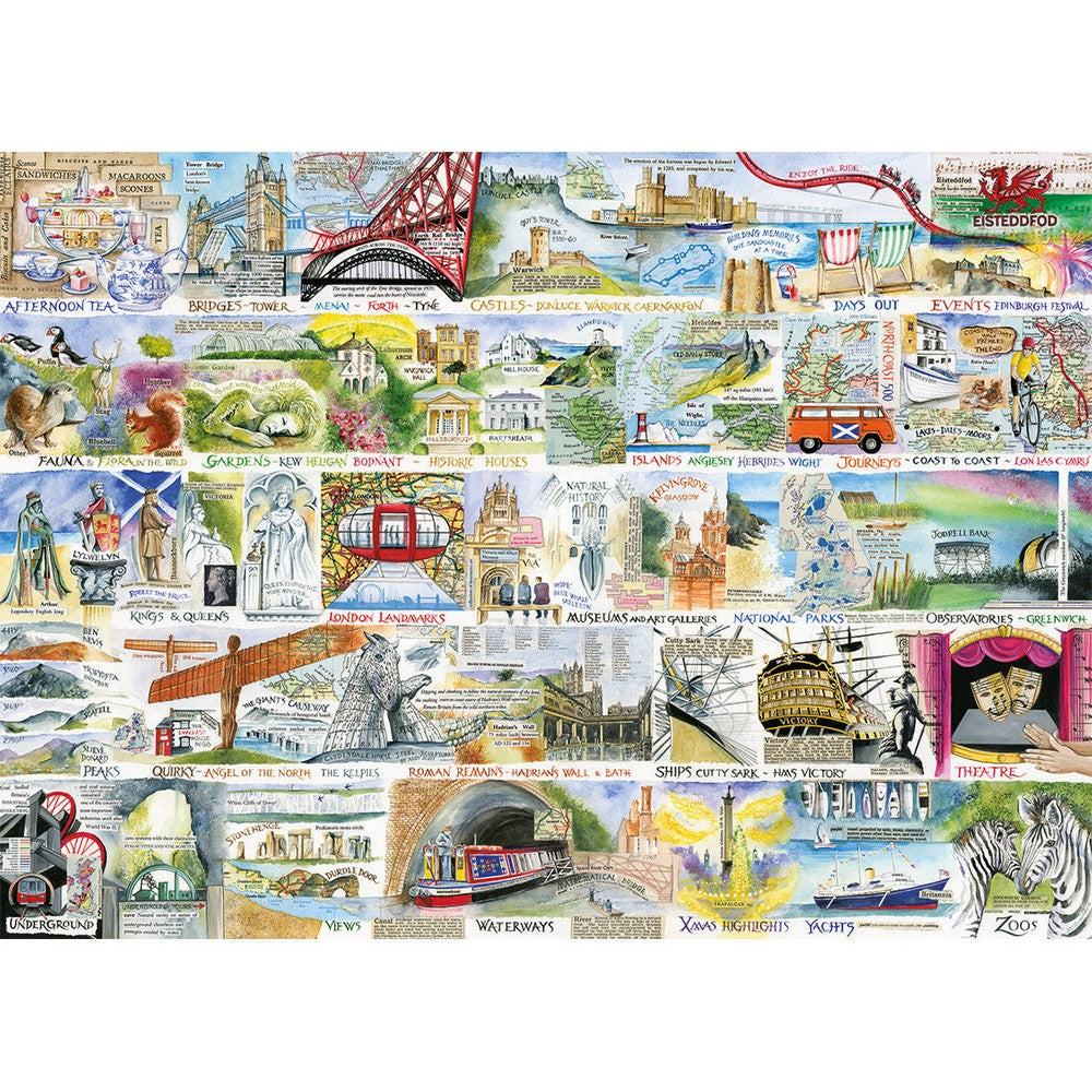 Puzzle - Gibsons - British & Brilliant 1000Pc